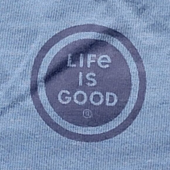 Life is Good Blue Short Sleeve Crew Neck Crusher Mother Tee - XL - Picture 6 of 8